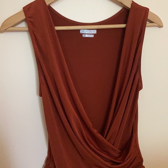 UO out from under Remy Wrap Bodysuit in Rust - Picture 9 of 10